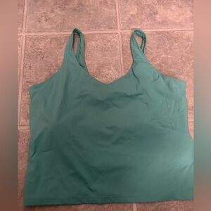 ZYIA Teal Tank Top with built in bra